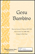 Gesu Bambino SATB choral sheet music cover